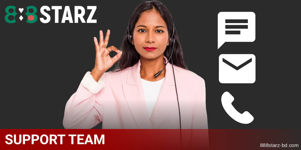 888Starz Support Team in Bangladesh